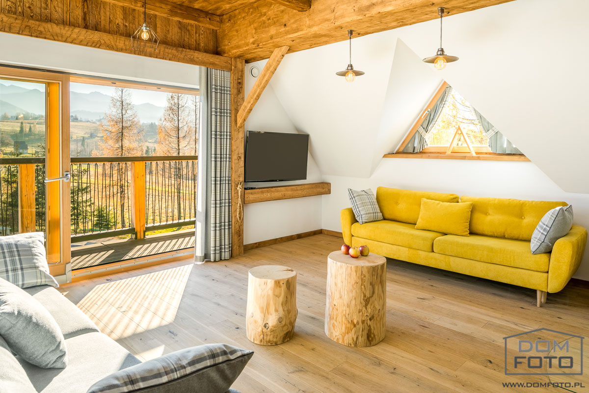 Zdjęcia wnętrz mieszkań - Zakopane, Kraków.