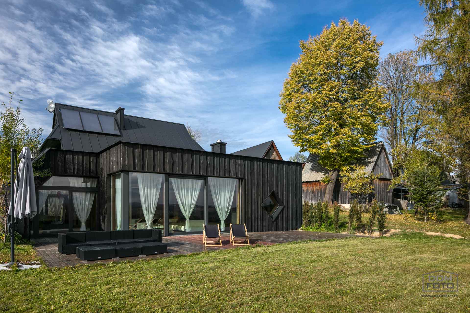 Architektura i budynki - DOMFOTO - fotograf wnętrz i architektury. Fotografia nieruchomości w miastach: Kraków, Zakopane, Szczawnica, Nowy Targ, Rabka-Zdrój, Nowy Sącz, Myślenice, Kościelisko i całej Polsce.