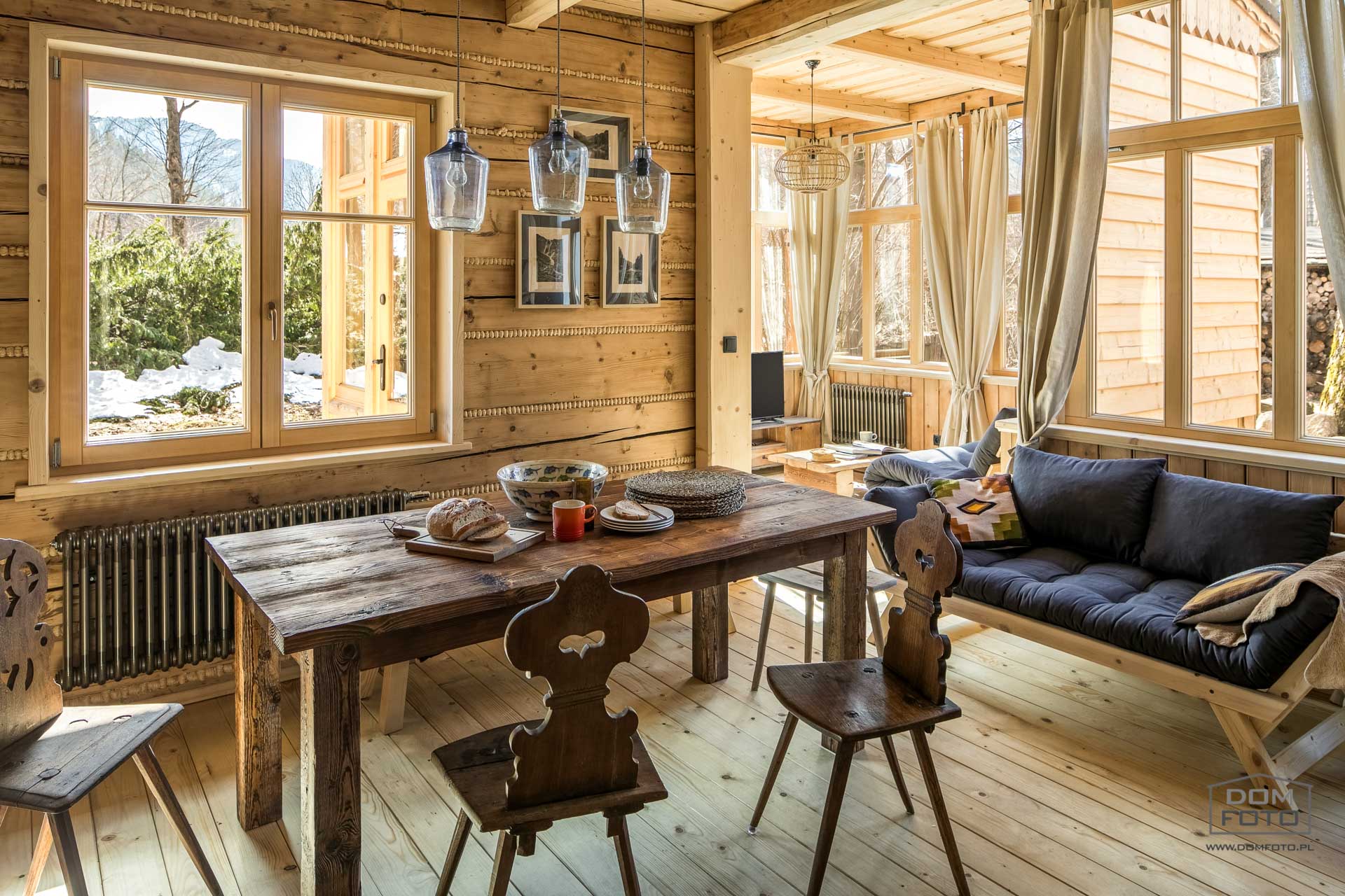 Domy, wnętrza - DOMFOTO - fotograf wnętrz i architektury. Fotografia nieruchomości w miastach: Kraków, Zakopane, Szczawnica, Nowy Targ, Rabka-Zdrój, Nowy Sącz, Myślenice, Kościelisko i całej Polsce.